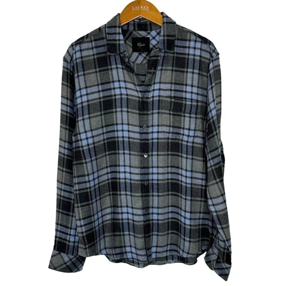 Rails Lennox Dark‎ Water Melange flannel